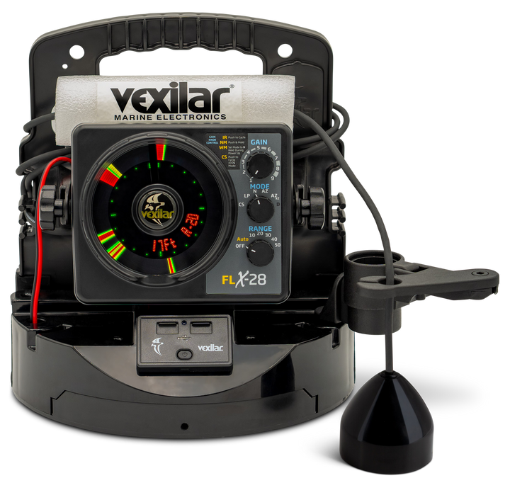 FLX-28 Pro Pack Elite w/ ProView Ice-Ducer and Vexilar Lithium Battery