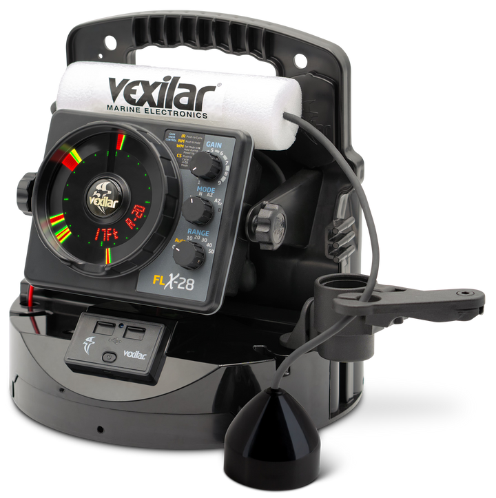 FLX-28 Pro Pack Elite w/ ProView Ice-Ducer and Vexilar Lithium Battery