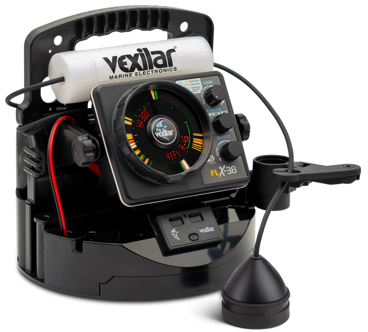 FLX-38 BB Pro Pack Elite w/ Broad Band Ice-Ducer and Vexilar Lithium Battery
